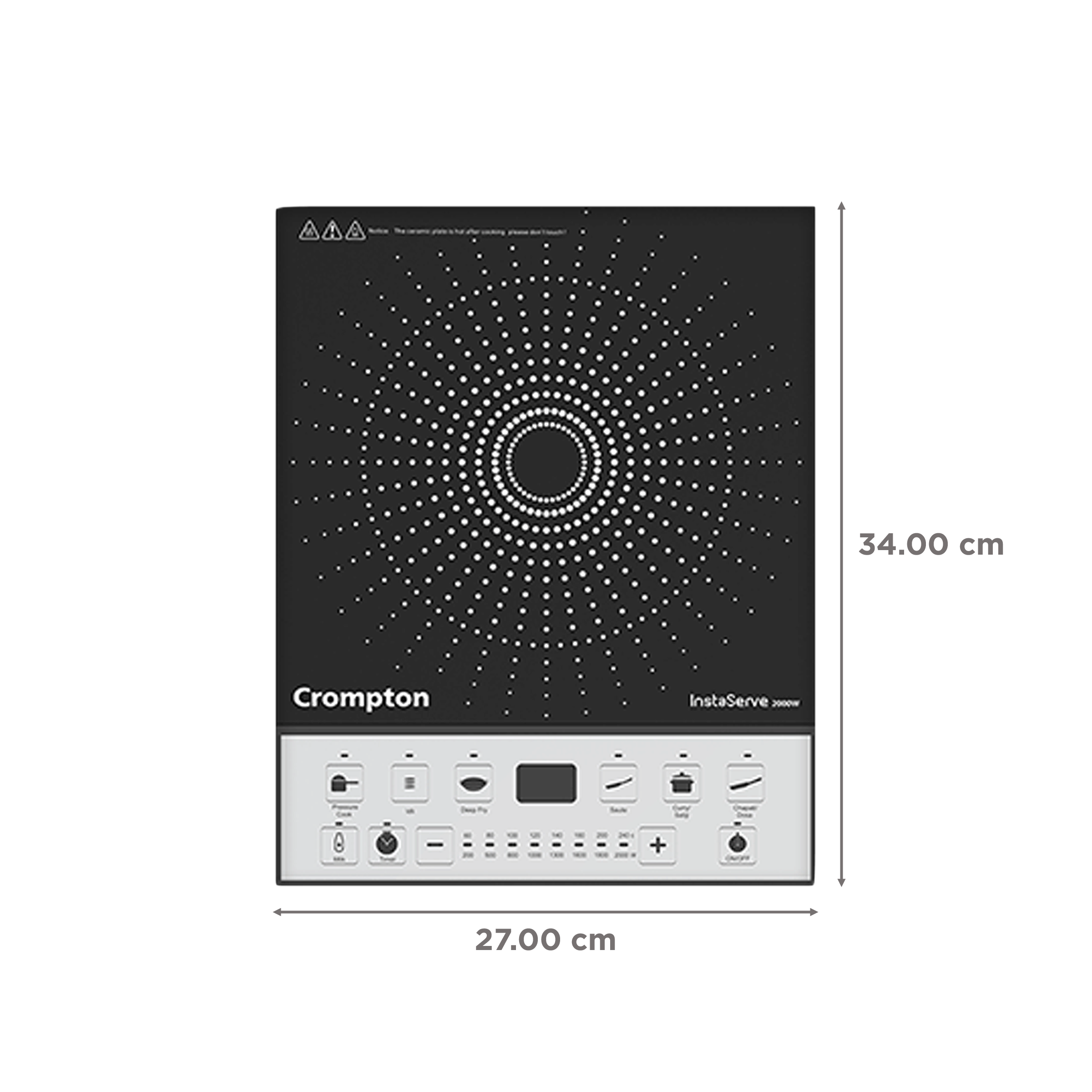 Crompton induction best sale cooker 2000w price